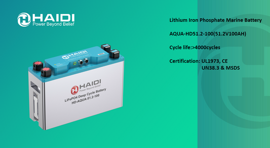 HAIDI Lithium Iron Phosphate Marine Battery 50V